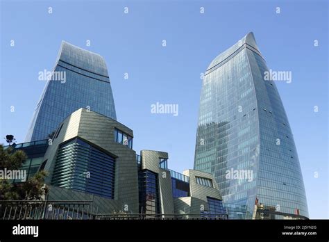 Flame Towers Alov Qüllələri Baku Bakı Absheron Peninsula