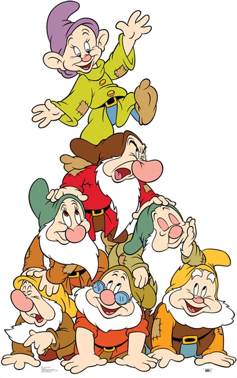 Seven Dwarfs Group From Snow White And The Seven Dwarfs 677