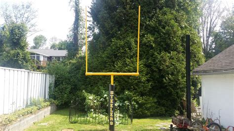 27 Hq Photos Backyard Football Field Goal Posts How To Build A
