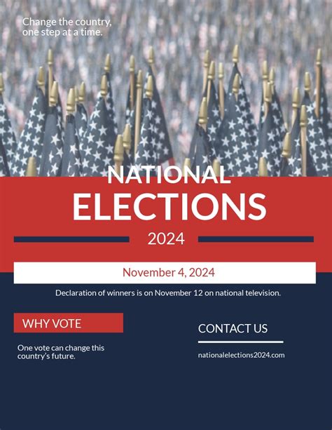Free Election Flyer Template Microsoft Word Doc