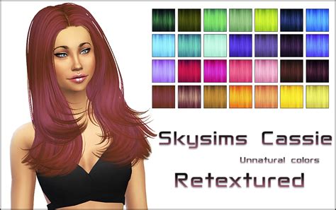 My Sims 4 Blog Hair Retexture Collection In Pooklet And Nylsims