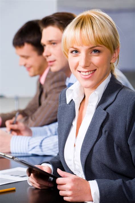 Friendly Colleague Stock Photo Image Of Partner Beautiful 3881182