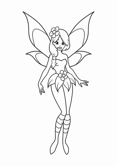 Coloring Fairy Pages Printable Queen Colouring Queens