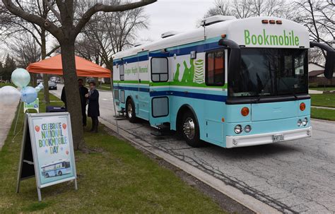 Arlington Hts Library Marks National Bookmobile Day Bookmobile