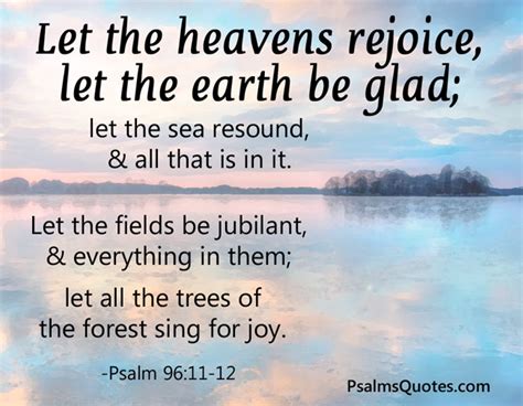 Psalms About Creation And Nature Bible Verses