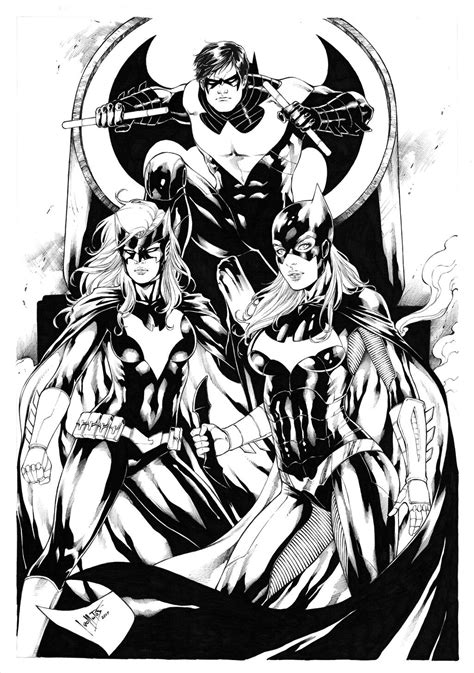 Batgirl Batwoman Nightwing By Leomatos2014 On Deviantart