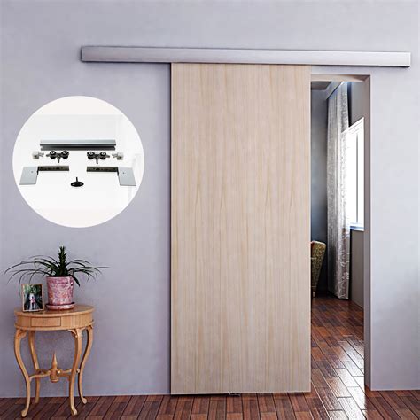 China Supplier Frameless Aluminium Interior Wooden Sliding Door