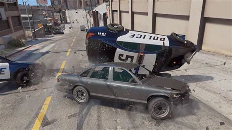 Gta 5 Car Crashes Compilation With Realistic Deformation Mod 21 Youtube