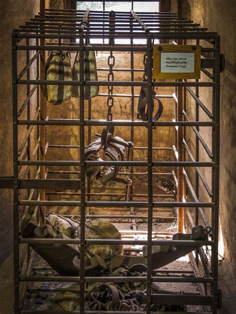An Iron Prisoner Cage In Prague Castle Note The Various Shackles And
