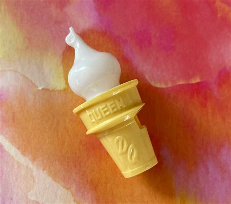 Vintage Dairy Queen Whistle Ice Cream Cone Whistle Novelty Whistle Toy Whistle DQ Whistle