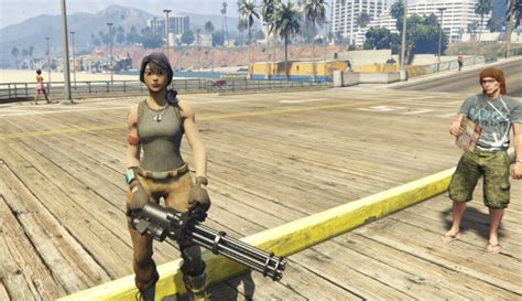 Gta 5 Fortnite Commando Sarah Mod
