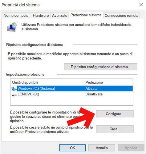 Creare E Controllare Punti Di Ripristino Su Windows 10