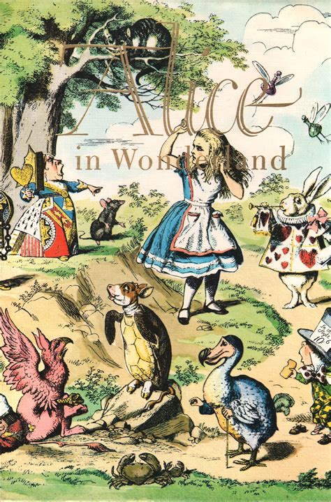 Alice In Wonderland Book Cover Alice In Wonderland Pinterest