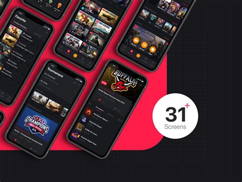 Streaming is the best way to communicate with people in real time. Climax - Live Game Streaming UI Kit in UX & UI Kits on ...