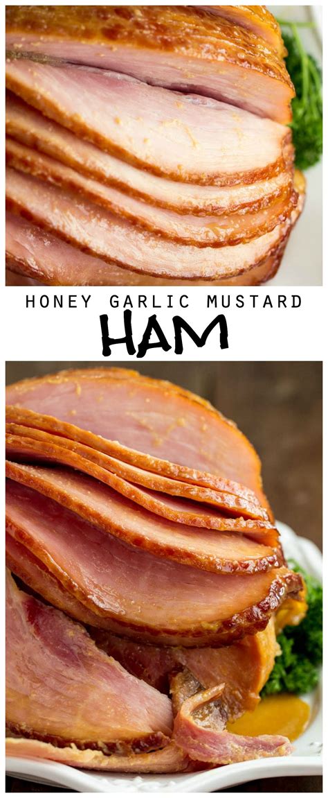 Slow Cooker Honey Garlic Mustard Glazed Ham The Recipe Critic