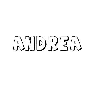 Nombre Andrea Para Colorear Colorea Tus Dibujos