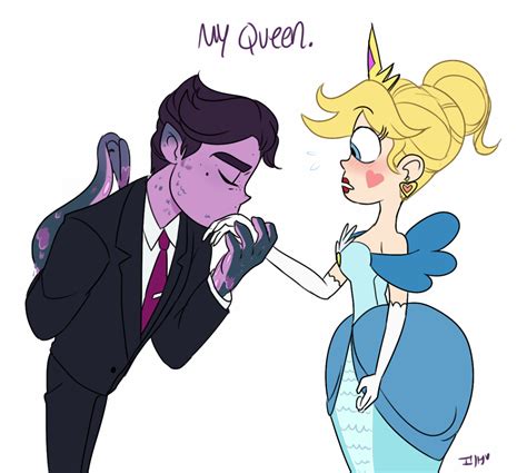 An Image Of A Man In A Suit And Woman Dressed Up As Princesses Talking To Each Other