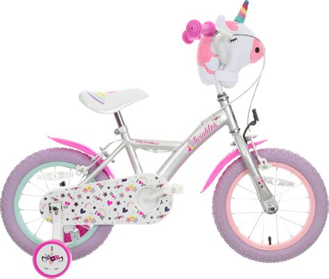 £12000 Apollo Twinkles Unicorn Kids Bike 14 Inch Wheel Childrens