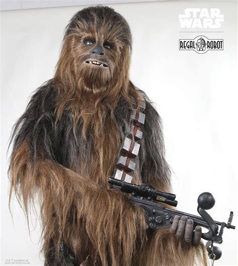 Custom 11 Chewbacca Statue With Bowcaster Regal Robot