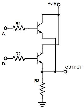 Circuit diagrams and component layouts. Digital Logic OR Gate