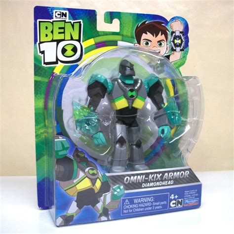 Diamondhead Ben 10 Omni Kix Armor Figure Diamond Head Cartoon Network 5