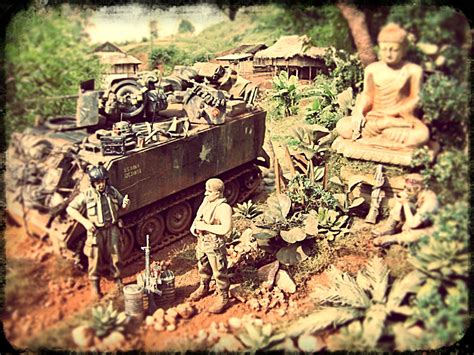 M113 Vietnam 135 Tamiya Verlinden Military Diorama War