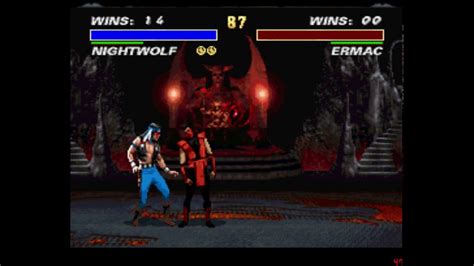 Ultimate Mortal Kombat 3 Nightwolf Brutality YouTube