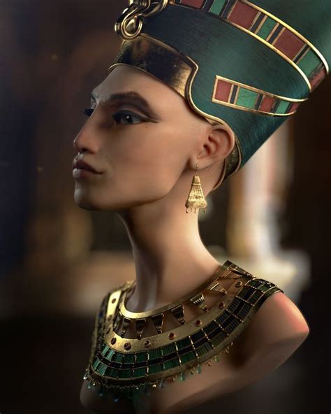 Artstation Nefertiti Alexia Rubod Nefertiti Ancient Egyptian Art