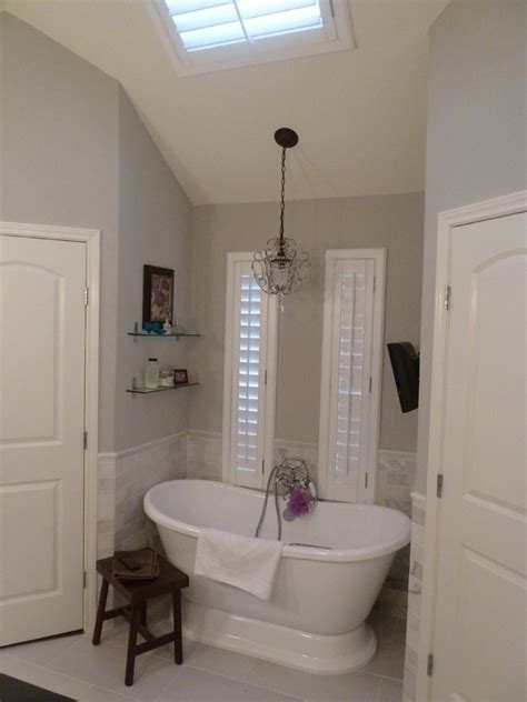 Master Bath Remodel In Sherwin Williams Repose Gray Interiors By Color