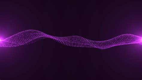 Purple Electricity Particle Form Futuristic Neon Graphic Power