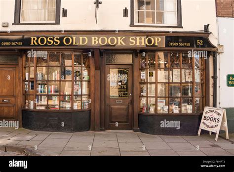 Ross Old Book Shop High Street Ross On Wye Herefordshire Uk Stock