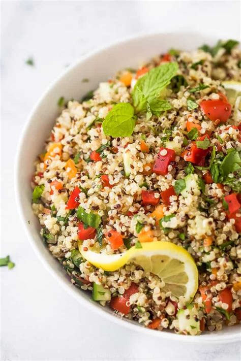 Refreshing 20 Minute Quinoa Tabbouleh Salad Tabbouleh Salad Recipe