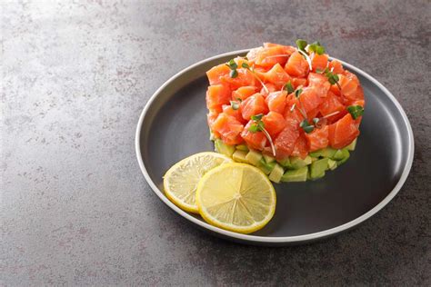 Lachs Tatar mit Avocado Fränkische Rezepte Rezepte Tipps