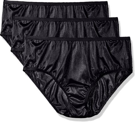 Shadowline Womens Plus Size Panties Nylon Hipster 3 Pack At Amazon