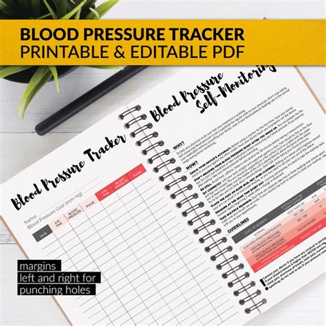 Blood Pressure Tracker Bullet Journal Medical Insert Etsy