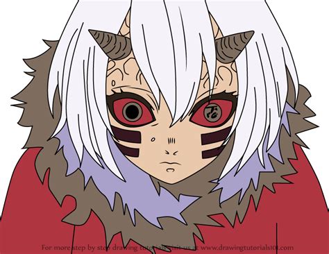 Learn How To Draw Mukago From Demon Slayer Demon Slayer Step By Step
