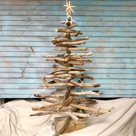 Driftwood Christmas Tree 3 Ft Wooden Tree Made In Maine Etsy