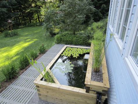 So i wanted a small koi pond so i built one for under $200 simple easy and takes no time at all above ground pond on a budget! 1000+ images about above ground ponds on Pinterest