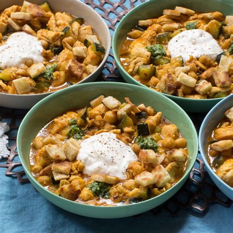 Recipe Middle Eastern Chicken And Chickpea Stew With Chermoula And Pita