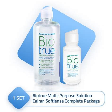 Jual Biotrue Multi Purpose Solution Cairan Softlens Complete Package