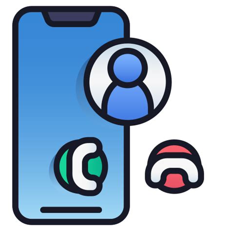 Mobile Call Free Communications Icons