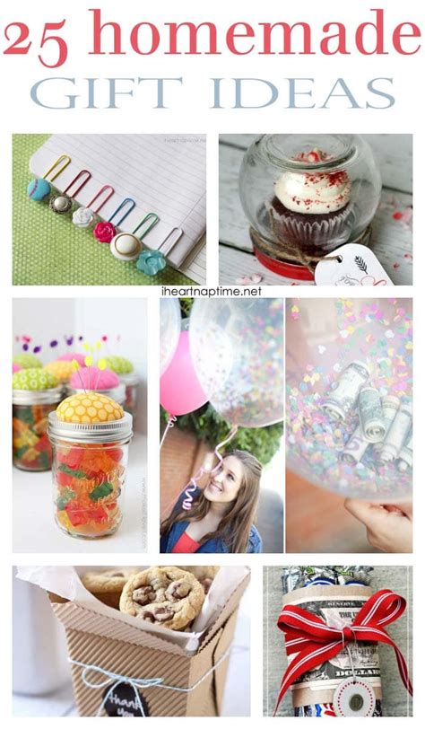 Check out this list for fun new ways to show mom you love her! 25 fabulous homemade gifts - I Heart Nap Time