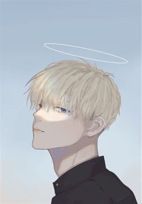 Anime Blonde Hair Boy Care Fit