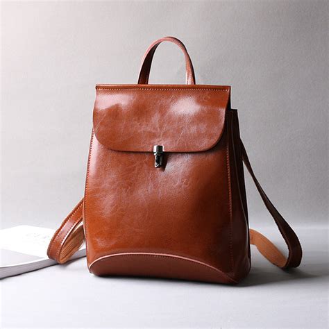 Leather Backpack Purses Women