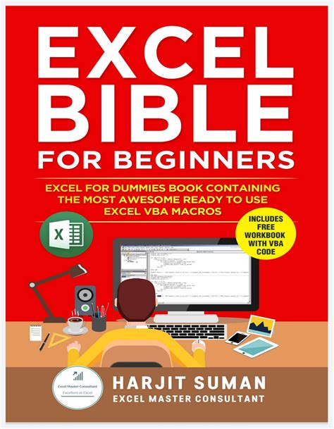 Excel Bible For Beginners Excel For Dummies Book Containing The Most