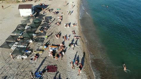 Beautiful nudist beach in Koktebel Crimea Красивый нудистский пляж в