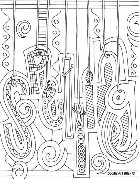 Subject Cover Pages Coloring Pages Classroom Doodles