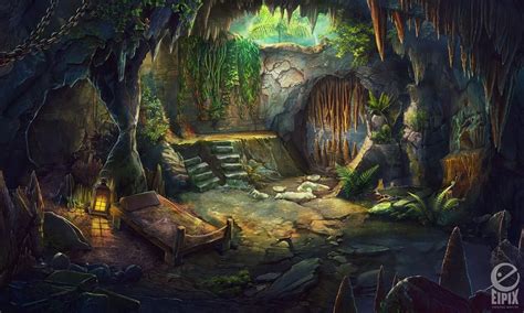 Cave By Gell4 On Deviantart Fantasy Concept Art Dark Fantasy