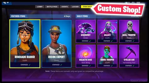 Leave this tool up and watch our countdown to the daily fortnite shop update! How to make Custom *Item Shop* in Fortnite (Modnite) - YouTube