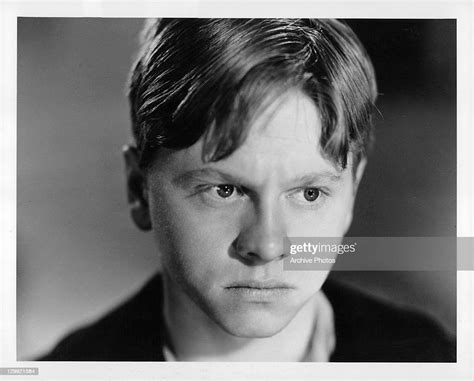 Mickey Rooney With Serious Look In A Scene From The Film The News